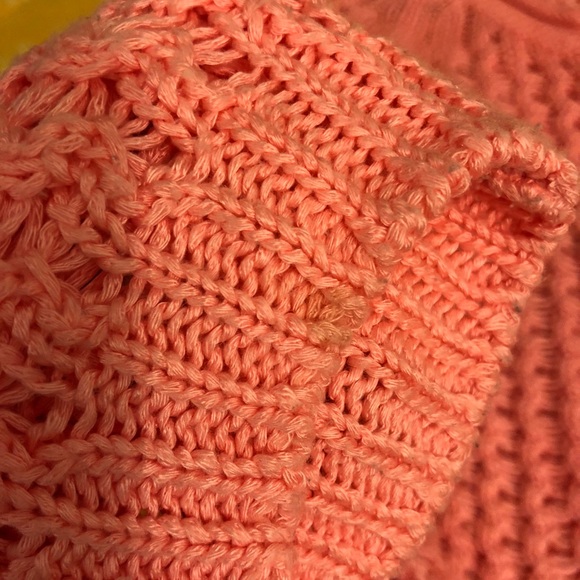 H&M Bright Pink Knit Oversized Sweater - Picture 6 of 6